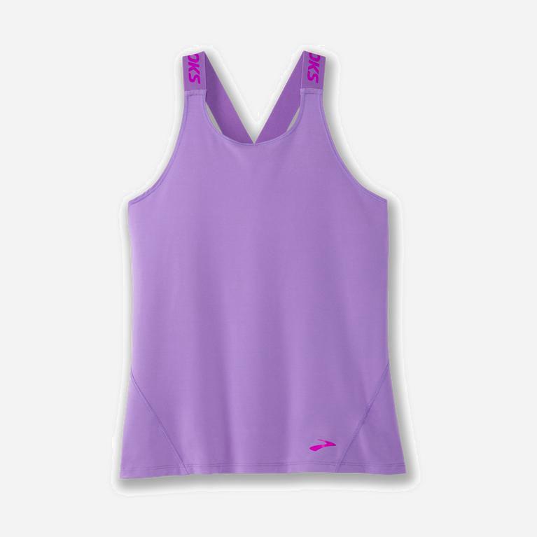 Brooks Pick-Up Mujer Camiseta Sin Mangas - Morados (0271LACRW)